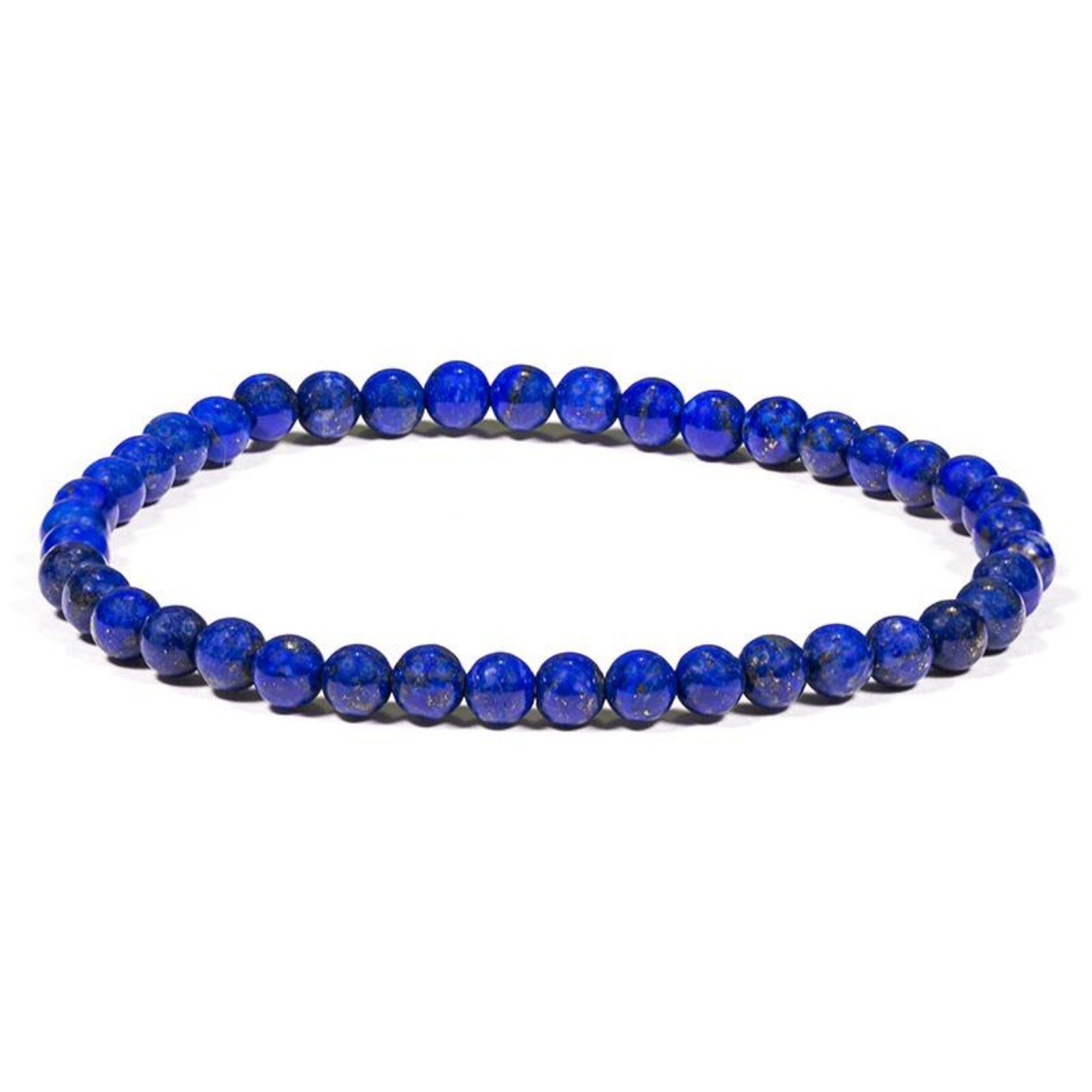 Armband lapis lazuli - små runda pärlor