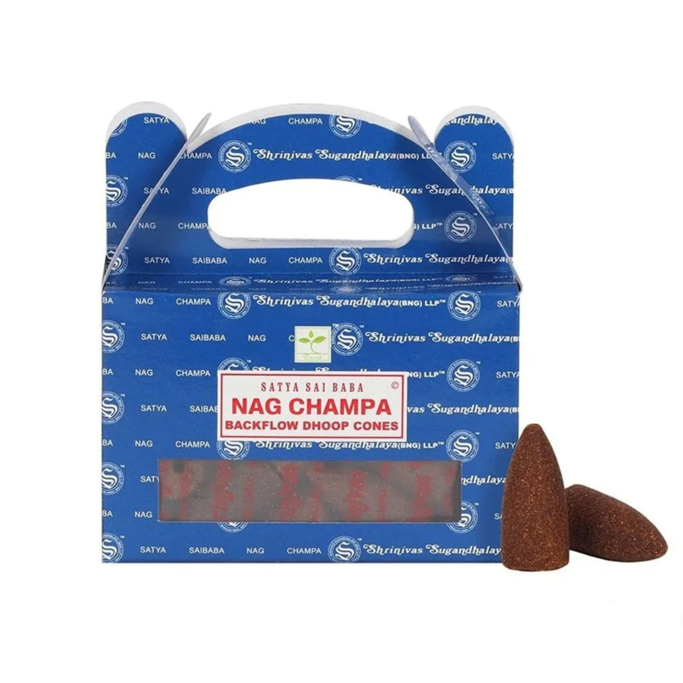 Backflow rökelsekoner - Nag Champa 24-pack