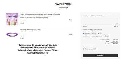 Enskild healingsession online/distans med Therese - 30 minuter