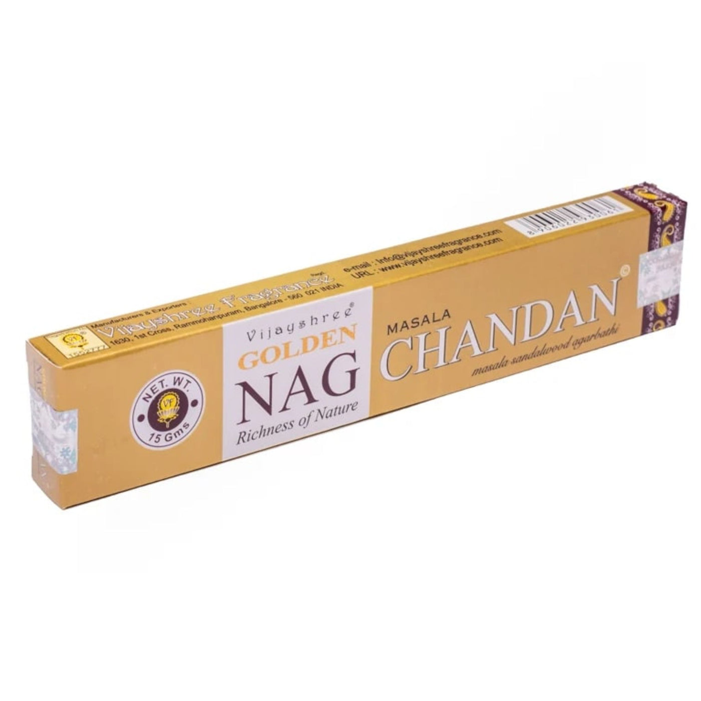 Golden Nag Chandan - rökelsestickor