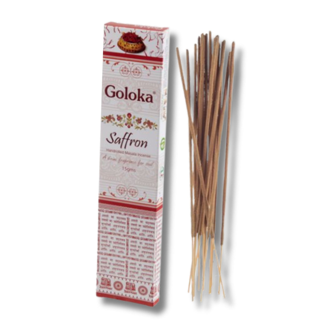 Goloka Saffron - rökelsestickor