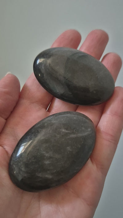 Guldobsidian - handsten / palmstone