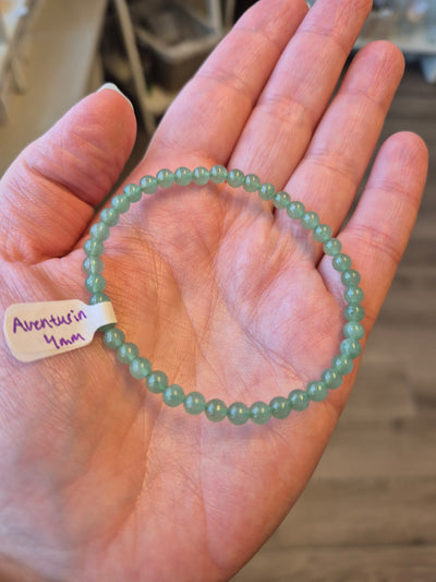 Armband Grön Aventurin 4mm