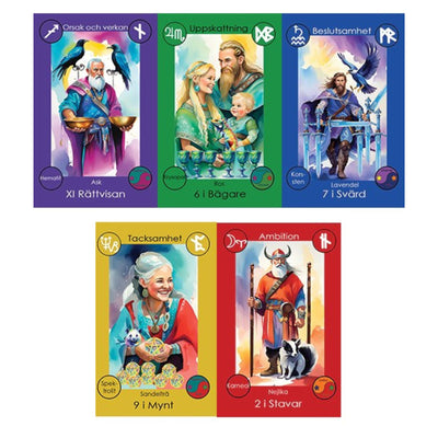 Runhäxans tarot - svensk lek av Ylva Trollstierna