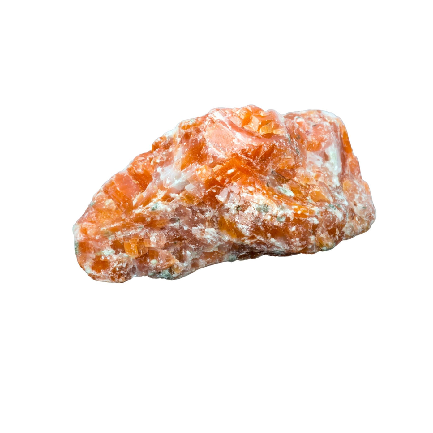 Orange kalcit - rå