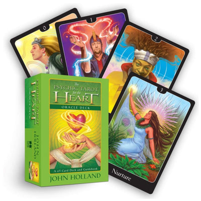 Psychic tarot for the heart - bok med kortlek av John Holland