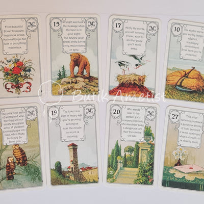 Lenormand Red Owl - card deck