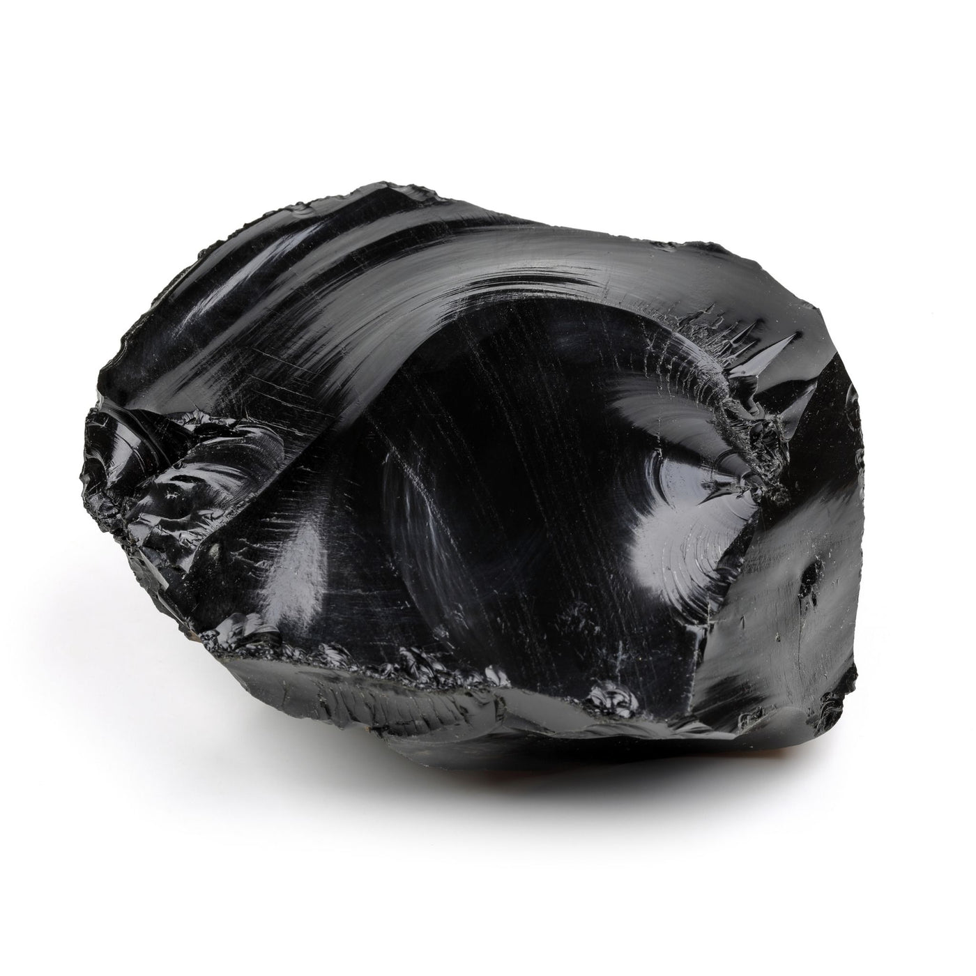 Svart obsidian - rå bit