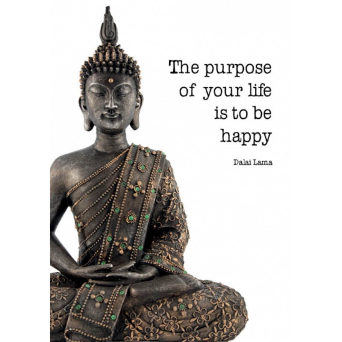 Vykort - Buddha Life Purpose
